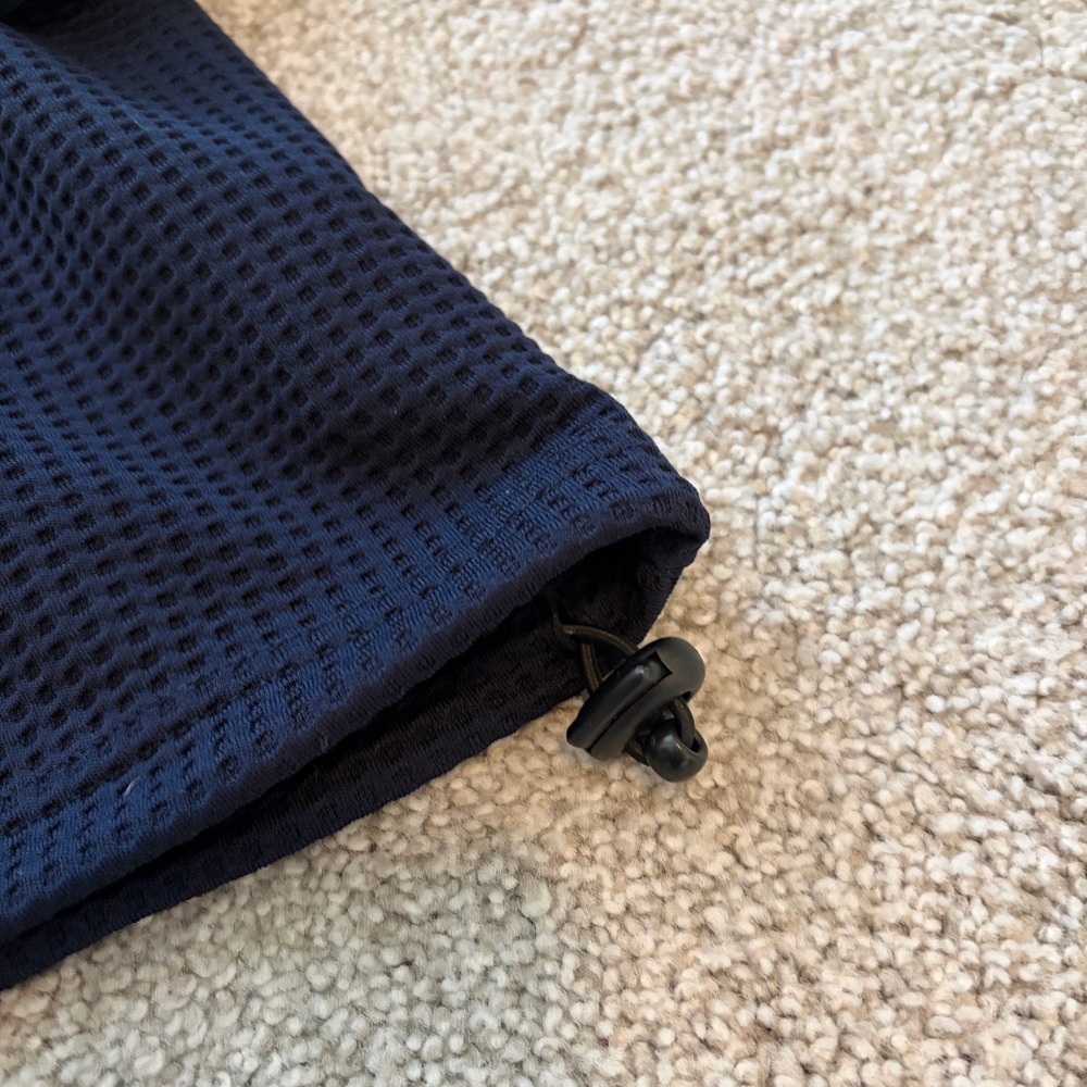 Men's Navy Quarter-Zip Jacket - Picture 4 of 10